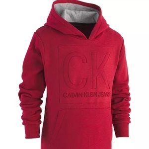 Calvin Klein Jeans Sweater Pullover Hoodie—Size 14/16